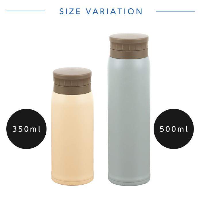 Kakusee（カクセー） 水筒 ステンレス ボトル 350ml ボトル型