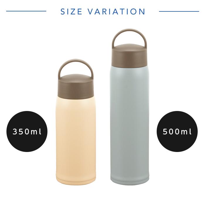 Kakusee（カクセー） 水筒 ステンレス ボトル 350ml ボトル型