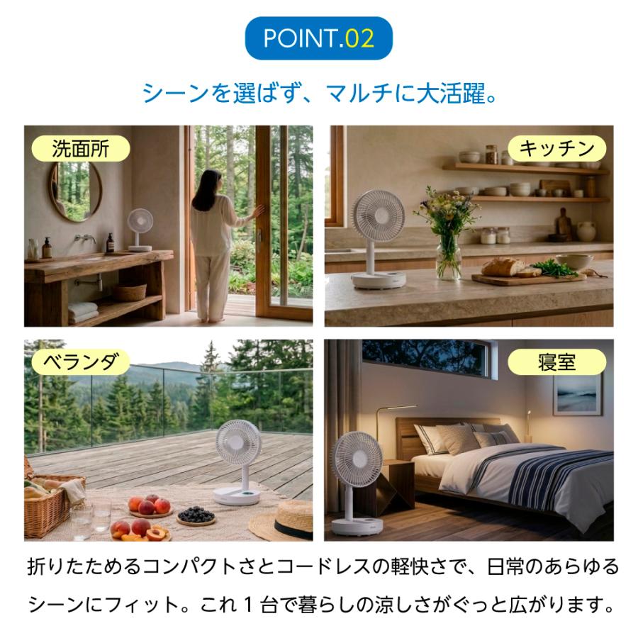 duux 折りたたみ扇風機 デュクス Origa オリガ リビングファン