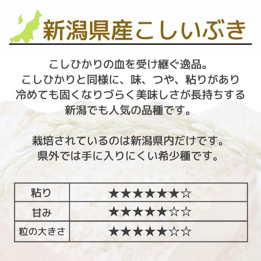 受注精米 新潟県産 令和5年産 こしいぶき 2kg お米 送料無料 白米 2023年｜magokoro-gift｜05