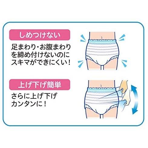 大人用紙おむつ リフレ はくパンツ 夜用スーパー MLサイズ 20枚入 6回吸収 夜用 介護用 紙パンツ リハビリパンツ 尿漏れパンツ 男性 女性 メーカー直販｜magokoro-s｜07