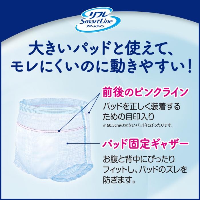 リフレ はくパンツ 大人用紙おむつ パンツ Lサイズ 36枚入 2回吸収
