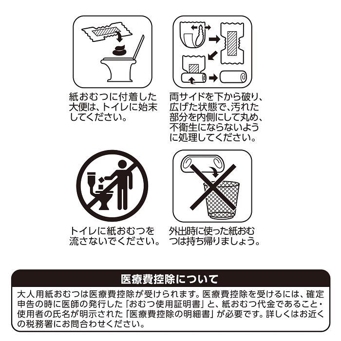 大人用紙おむつ パンツ Mサイズ 20枚入 2回吸収 すっきりはきやすい