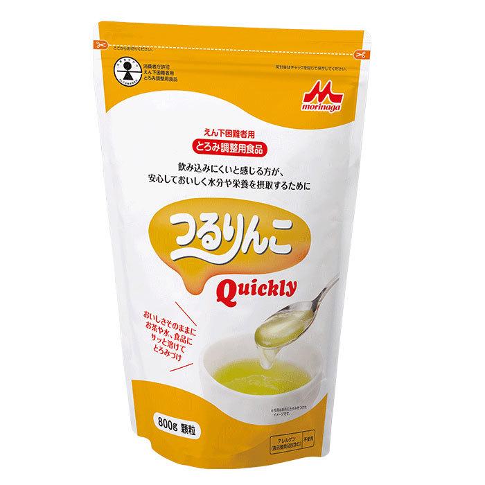 森永乳業 クリニコ 介護食 とろみ剤 つるりんこQuickly 800g とろみ調整食品 大容量 お買い得｜magokoro-s