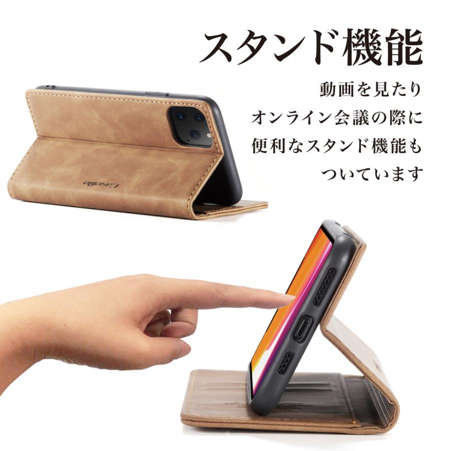 iPhone11 ProMax ケース 手帳型 レザー mini Pro カラフル オシャレ｜magokoro-store-v｜04