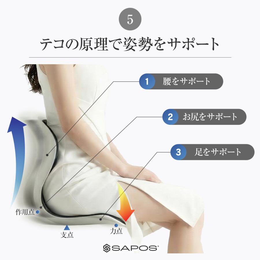 姿勢矯正 椅子 骨盤矯正 姿勢サポート チェア 姿勢 矯正 SAPOS サポス
