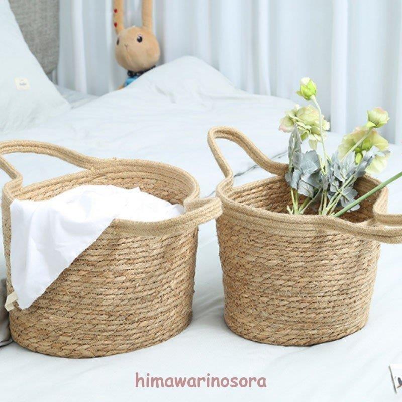 収納ボックス 収納バスケットケース バスケット 手編み かご 福袋セール 収納 籐 カゴ インテリア 小物入れ やわらかい 北欧 おしゃれ オリジナル