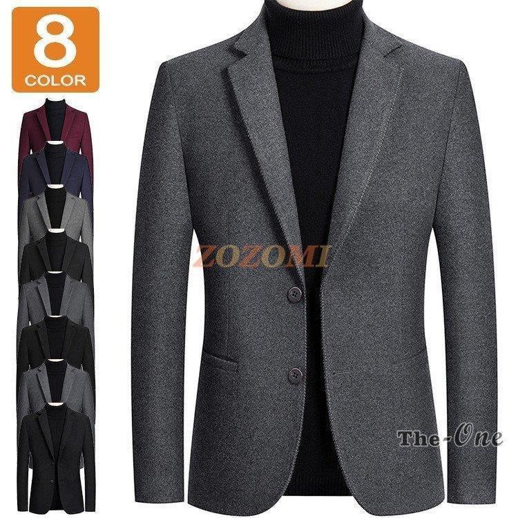 30 Off テーラードジャケット オフ ビジネス ウール混 アウター メンズ テーラードジャケット メンズ 冬服 秋服 春服 ジャケット フォーマル オフィス ビジネス ウール混 アウター ジャケット