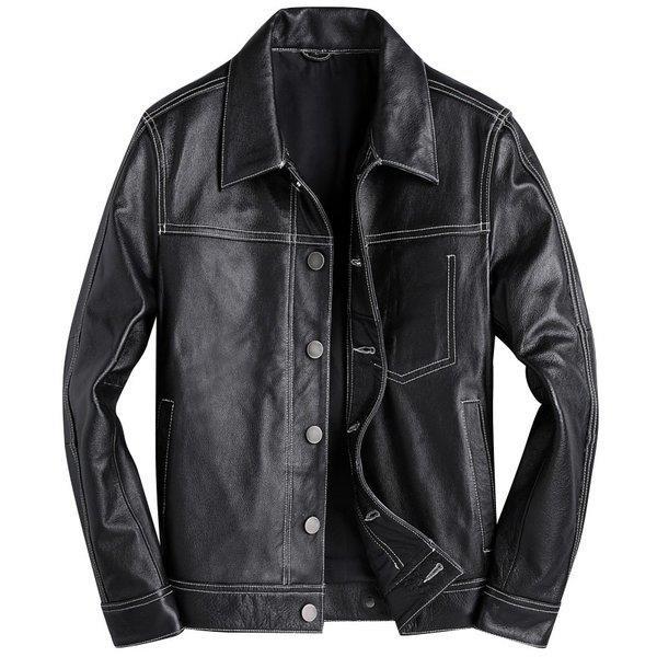 国際ブランド メンズジャケット牛革製 本革ジャケット ビジネス カッコイイ ライダースジャケット 革ジャン レザーコート メンズ 本革 超目玉 Manzanaresgener Com Ar