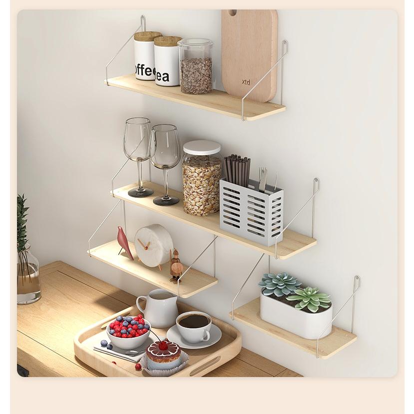 ウォールシェルフ 壁 棚 収納 おしゃれ diy 天然木 アイアン 取り付け 画鋲 かざり棚 賃貸でも安心 石膏ボード奥行