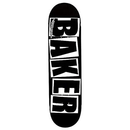 【特別訳あり特価】 Baker スケートボードデッキ (ブラック/ホワイトロゴ 8.46インチ)並行輸入品 その他スケボー用品