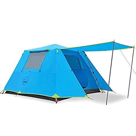 【期間限定】 KAZOO Family Cabin並行輸入品 Room Person 6 Tents Up Pop Waterproof Large Tent Camping その他テント
