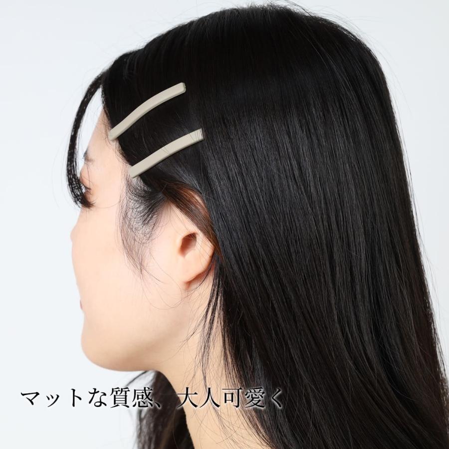 ヘアピン 前髪 くすみカラー お得な10色＋1セット ヘアアクセサリー かわいい｜magokoroya-hompo｜05