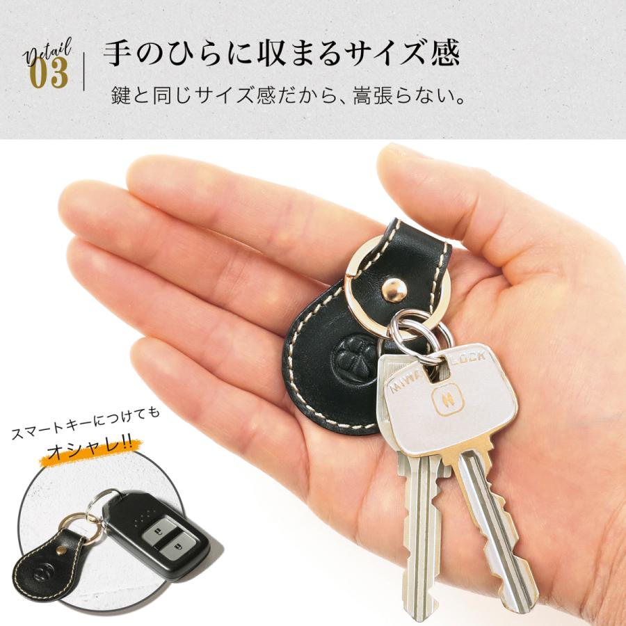 キーホルダー 本革 イタリアンレザー メンズ 小型 ミニサイズ 鍵 キーリング キーチャーム IKH1|magokoroya-yahuu|05