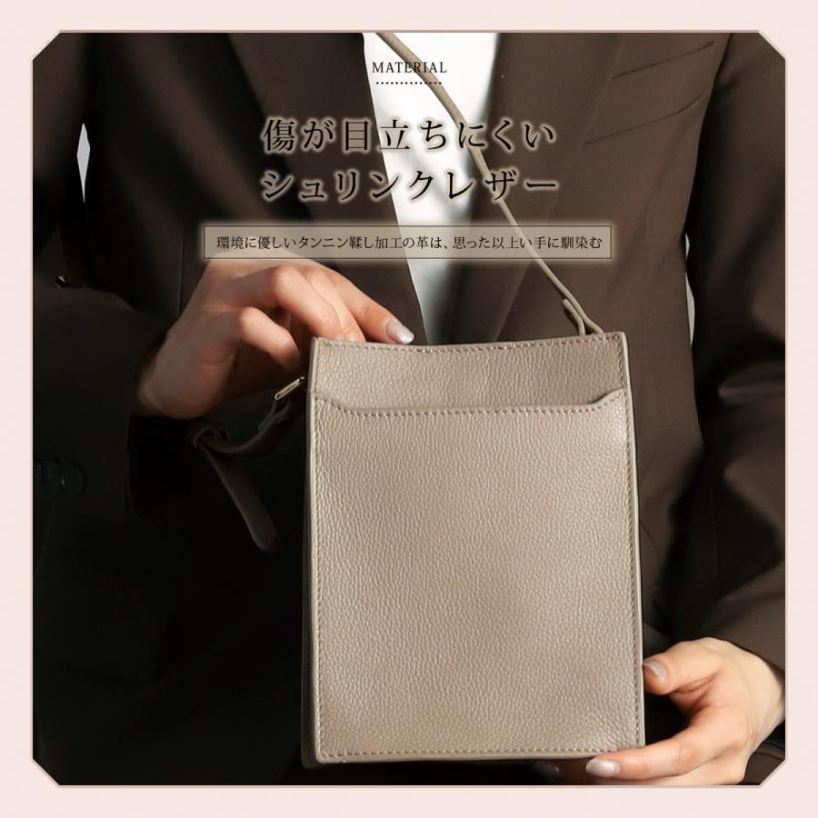 BLUE SINCERE サコッシュ レディース 小さめ 本革 縦型 レザー BLUE SINCERE サコッシュ レディース 小さめ 本革 縦型 レザー