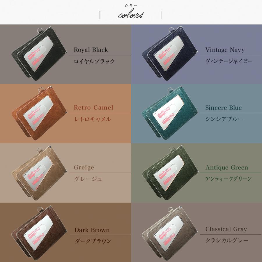 BLUE SINCERE パスケース メンズ 定期入れ 二つ折り 革 BLUE SINCERE パスケース メンズ 定期入れ 二つ折り 革