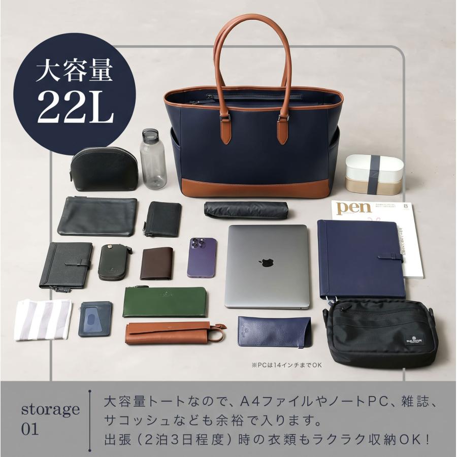 BLUE SINCERE（ブルーシンシア） トートバッグ メンズ 本革 大容量