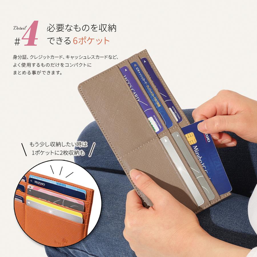 BLUE SINCERE 長財布 レディース スリム 0.5cm 薄型 薄い 財布 BLUE SINCERE 長財布 レディース スリム 0.5cm 薄型 薄い 財布