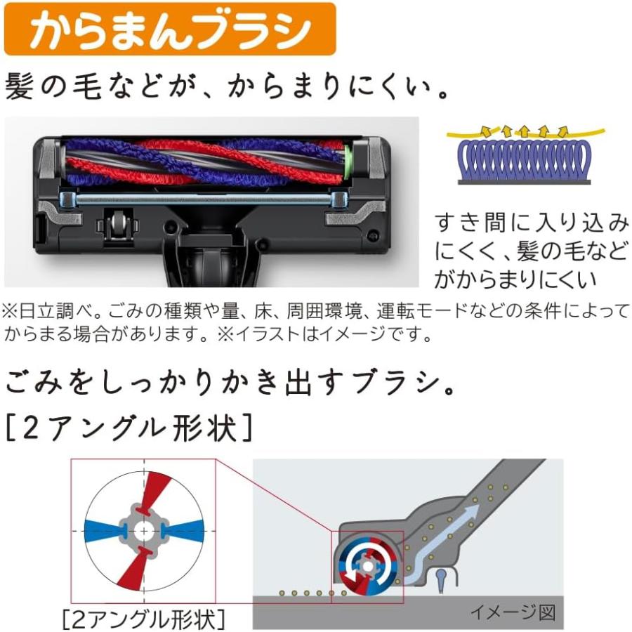 日立（HITACHI） PKV-BK50P-C かるパックスティック コードレス