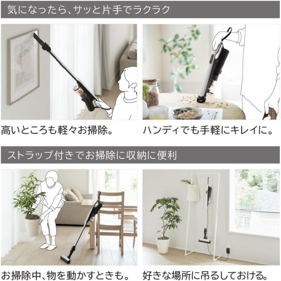 日立（HITACHI） PV-BS1L-W すごかるスティック サイクロン式掃除機