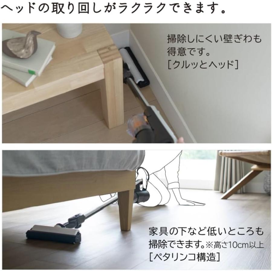 ❤️HITACHI すごかるスティック掃除機❤️❤️PV-BS1L（W）日本製❤️ 日立（HITACHI） PV-BS1L-W すごかるスティック サイクロン式掃除機