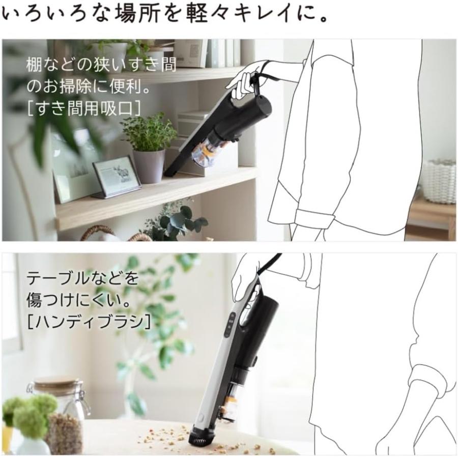 日立（HITACHI） PV-BS1L-W すごかるスティック サイクロン式掃除機