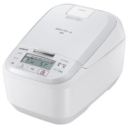 日立 RZ-X100DM-W IH炊飯器 5.5合炊き 圧力&スチーム 黒厚鉄釜 日立 RZ-X100DM-W IH炊飯器 5.5合炊き 圧力&スチーム 黒厚鉄釜