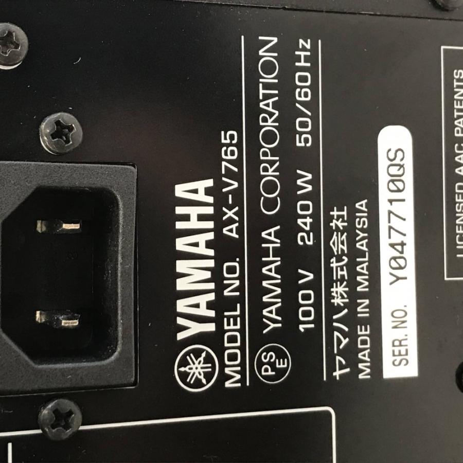 ヤマハ AVアンプ 7.1ch ブラック AX-V765(B) : 1024-003854 : Mag shop