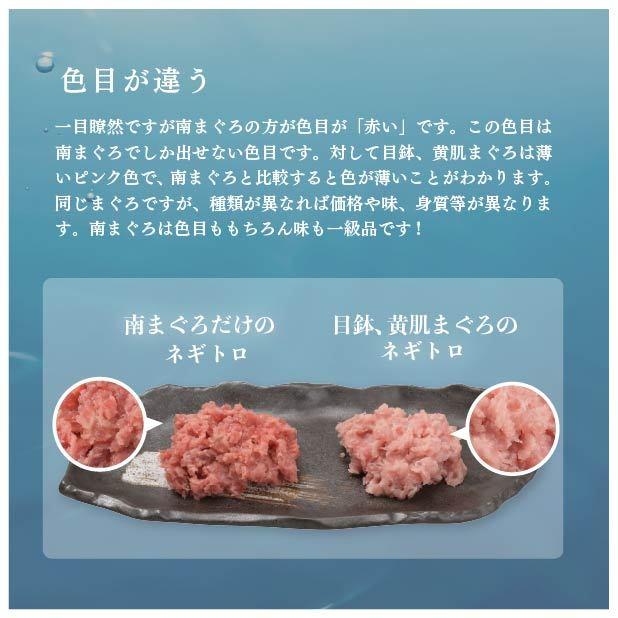 焼津港 船元直営 福一 マグロ ネギトロ 刺身 南まぐろたたき身