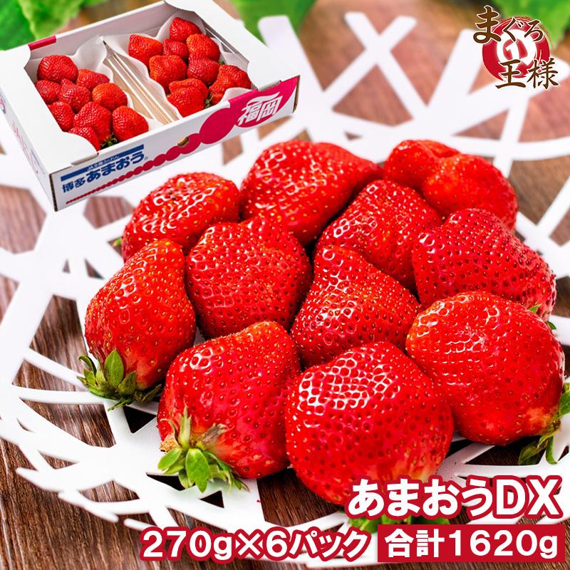 あまおう DX 等級 270g×6パック 合計1620g 1箱 2パック入り あまおう DX 等級 270g×6パック 合計1620g 1箱 2パック入り