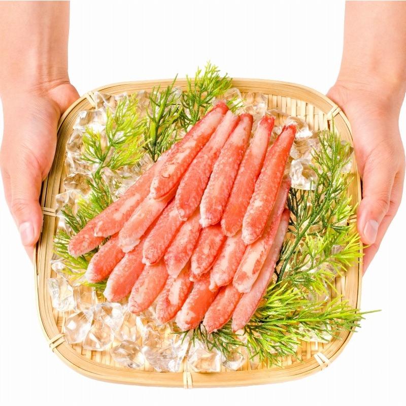 敬老の日 ズワイガニ 棒肉 むき身 かにポーション 1.5kg 20本入り ×5
