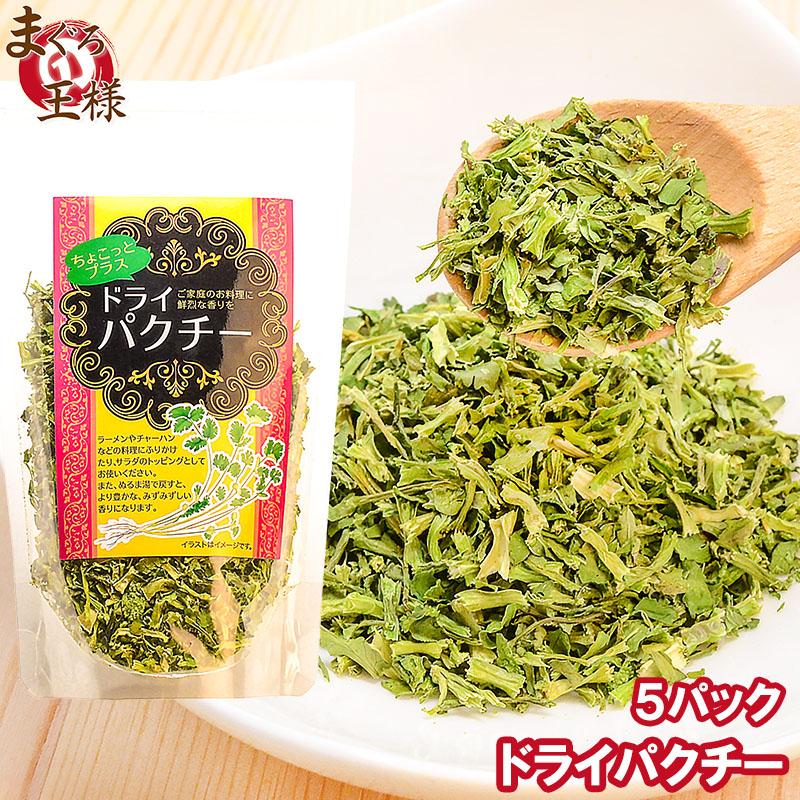 ドライパクチー 25g×5パック ポイント消化 食品 メール便 : マグロ問屋