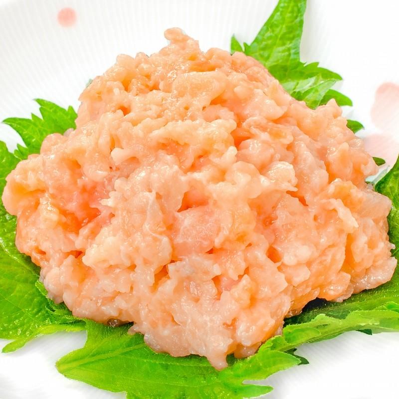ネギトロサーモン 80g 3個 海鮮丼 (サーモン 鮭 サケ)｜maguro-ousama｜03