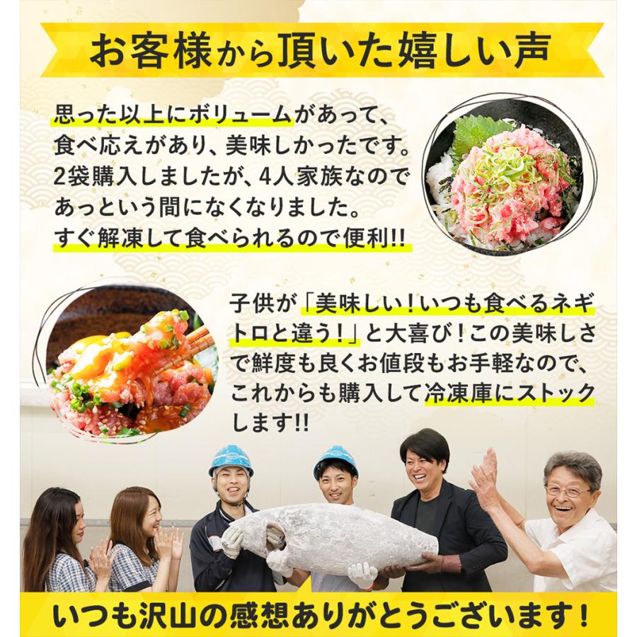 ねぎとろさま専用ランダムステッカーパック 10パックセット ねぎとろ 1kg 100g×10パック] 天然まぐろ冷凍 個包装 焼津 寿司