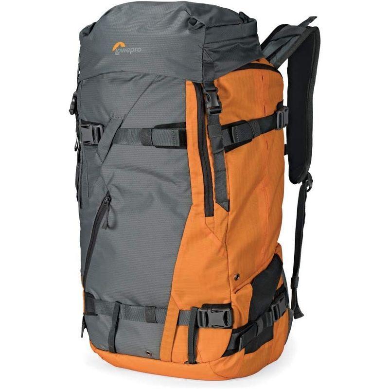 匿名配送 Lowepro カメラバッグ パウダー BP500AW グレー/オレンジ 51L レインカバー付属 LP37230-PWW 【P2658347873】(14411円)