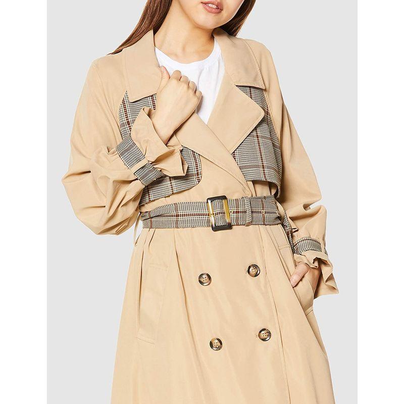 ふるさと割 レディース ドレストレンチコート トレンチコート レイカズン 柄a Free Free 日本 その他コート アウター Www 11thspace Com