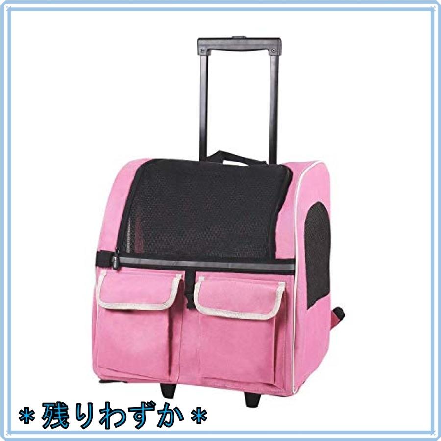 Pettom ペットキャリー キャスター付き 中型犬 キャリー リュック キャリーカート 猫 キャリーバッグ 車載 4way 折 Mpu6994 Mahalo Castle 通販 Yahoo ショッピング