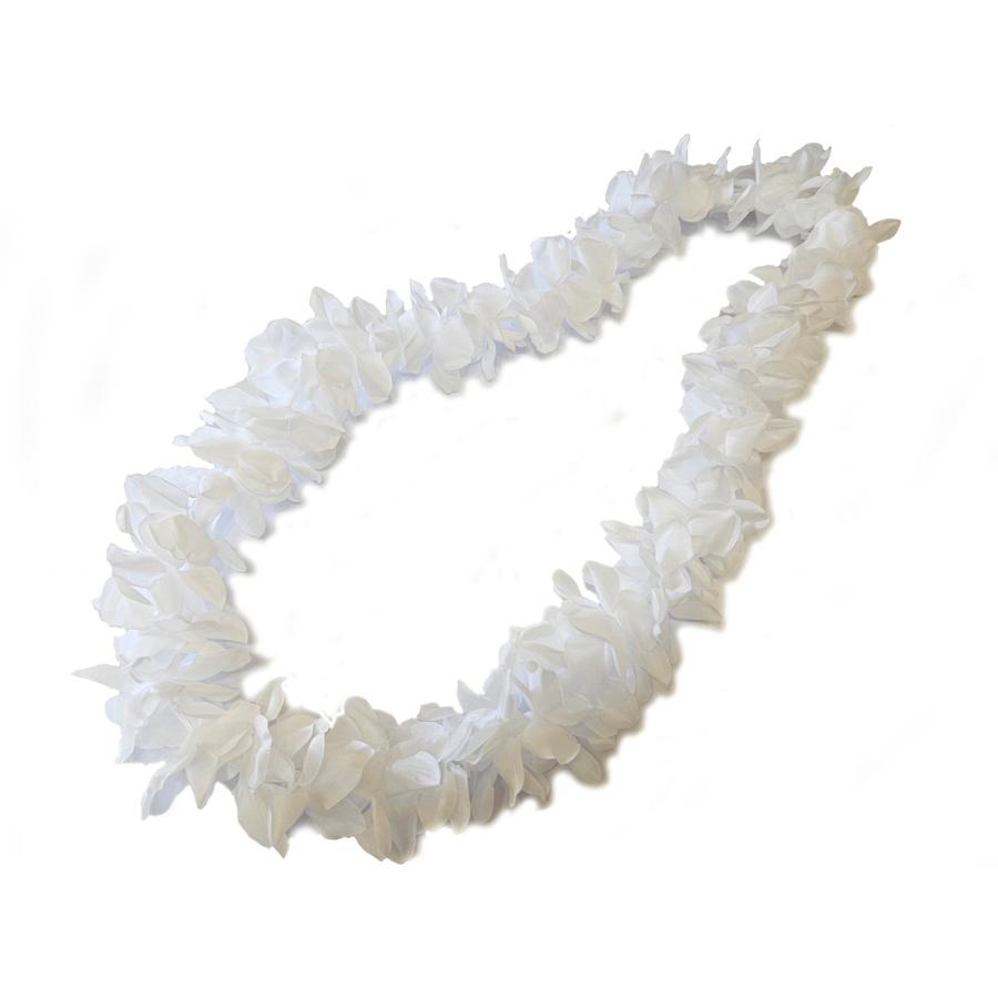 フラダンス プナ レイ プルメリア クリア ホワイト 白 純白 柔らか