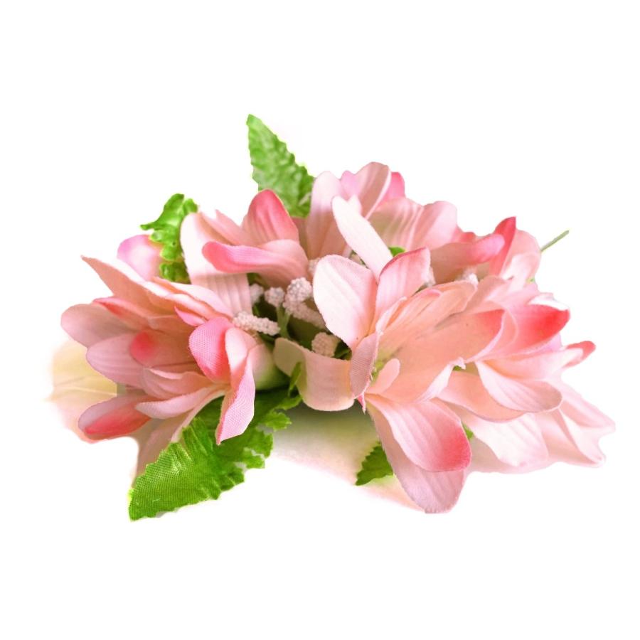 フラ ヘアクリップ アイランド チューブ ローズ (桜 ピンク / べ フラ ヘアクリップ アイランド チューブ ローズ (桜 ピンク / べ
