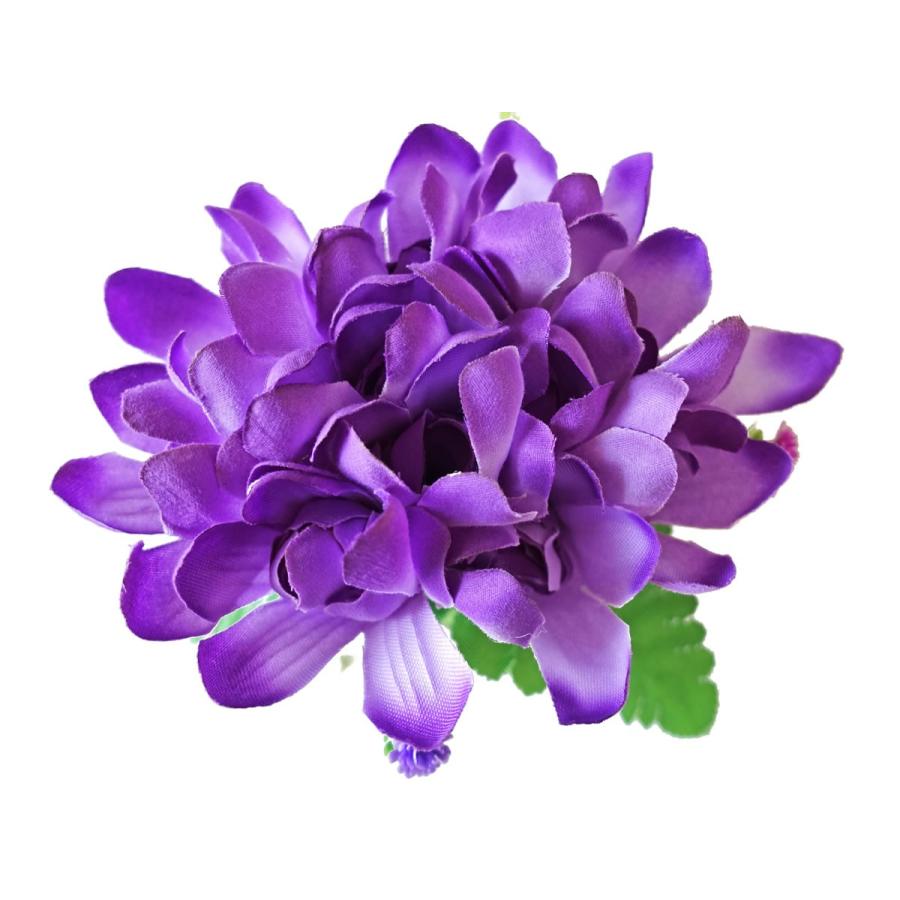 ficcare フィカレ ヘアクリップ Lサイズ パープル 紫色 花 ヘアピン ficcare フィカレ ヘアクリップ Lサイズ パープル 紫色 花 ヘアピン