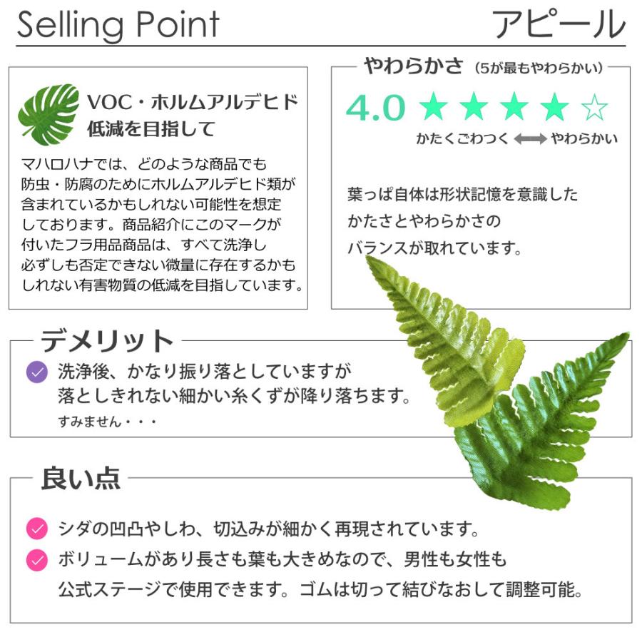 フラダンス シダ ファーン レイ パラパライ トリプル やわらか 公式
