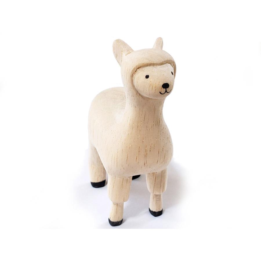 アルパカの手作りインテリア 現品限り ぽれぽれ動物 アルパカ インテリア 手作り 木彫り 置物