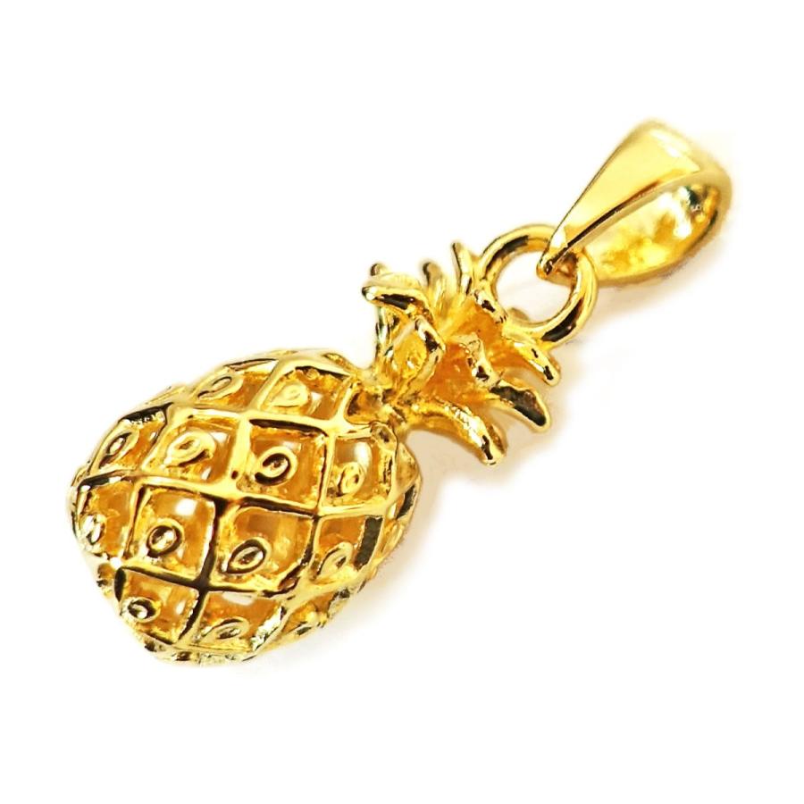 ハワイアンジュエリー ふっくら パイナップル ペンダント シルバー925