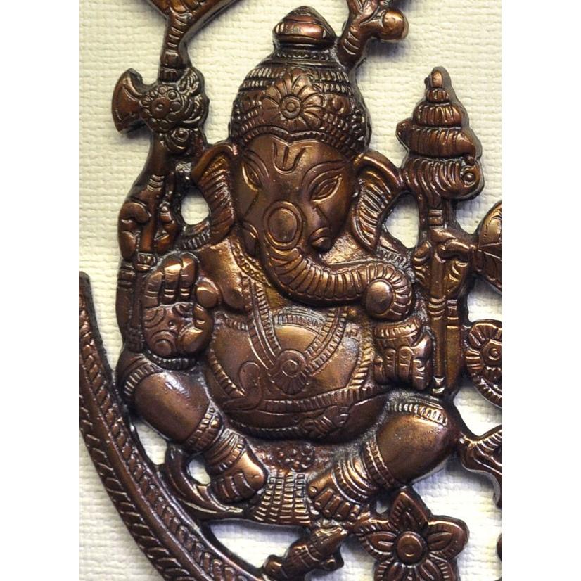 インド雑貨 ガネーシャとオウムの壁飾り 合金 ヒンドゥー教 ヒンズー エスニック Do St 4 Do St 4 Five Rivers Store ヤフー店 通販 Yahoo ショッピング