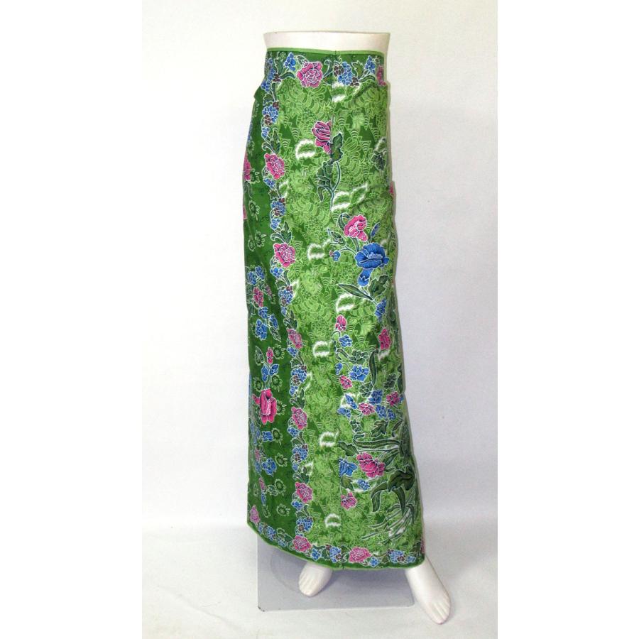 送料無料】インドネシア製サロン アジアの腰巻民族衣装 プリント 花柄