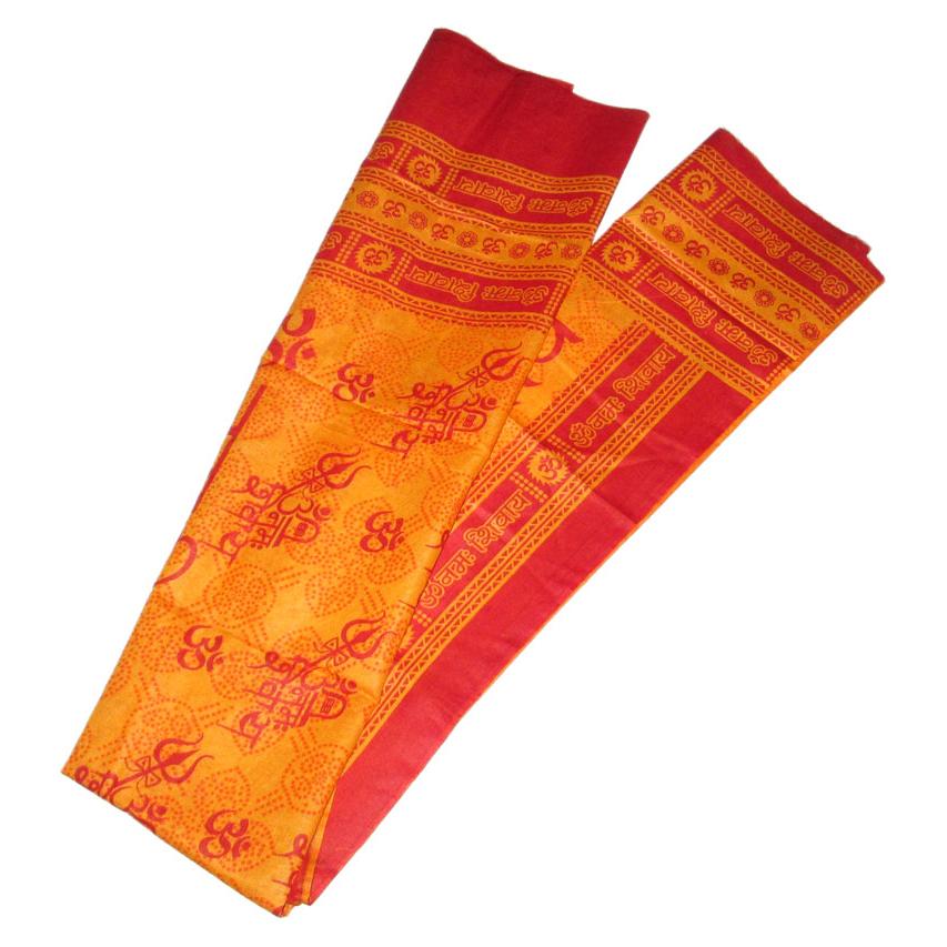 インド製多目的布 サンスクリット語マントラ ショール エスニック