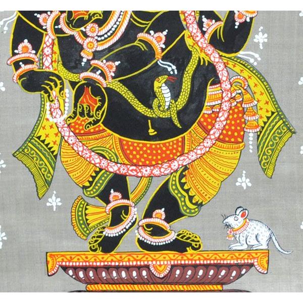 インドの細密画 オリッサ様式のガネーシャ : Five Rivers Store ヤフー