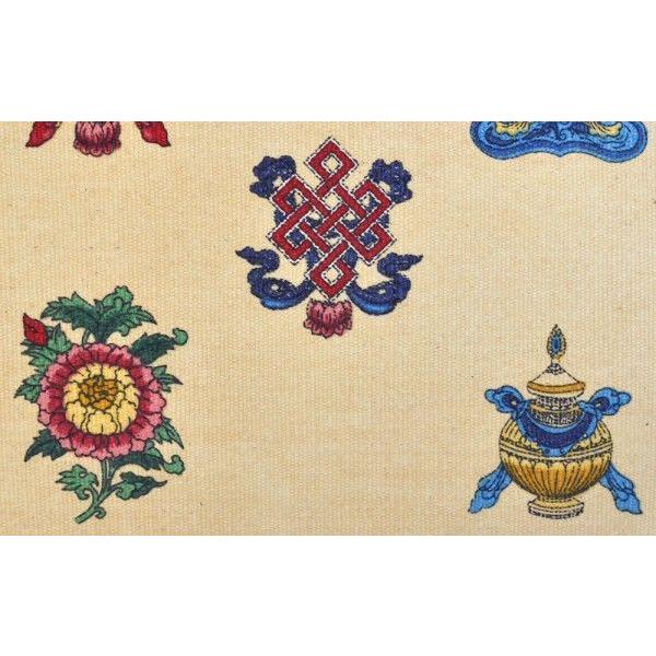 チベットのタペストリー 八吉祥文様 : Five Rivers Store ヤフー店