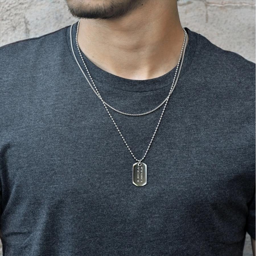 選べる刻印 ドッグタグ ステンレス ネックレス [Customize 選べる刻印 ドッグタグ ステンレス ネックレス [Customize