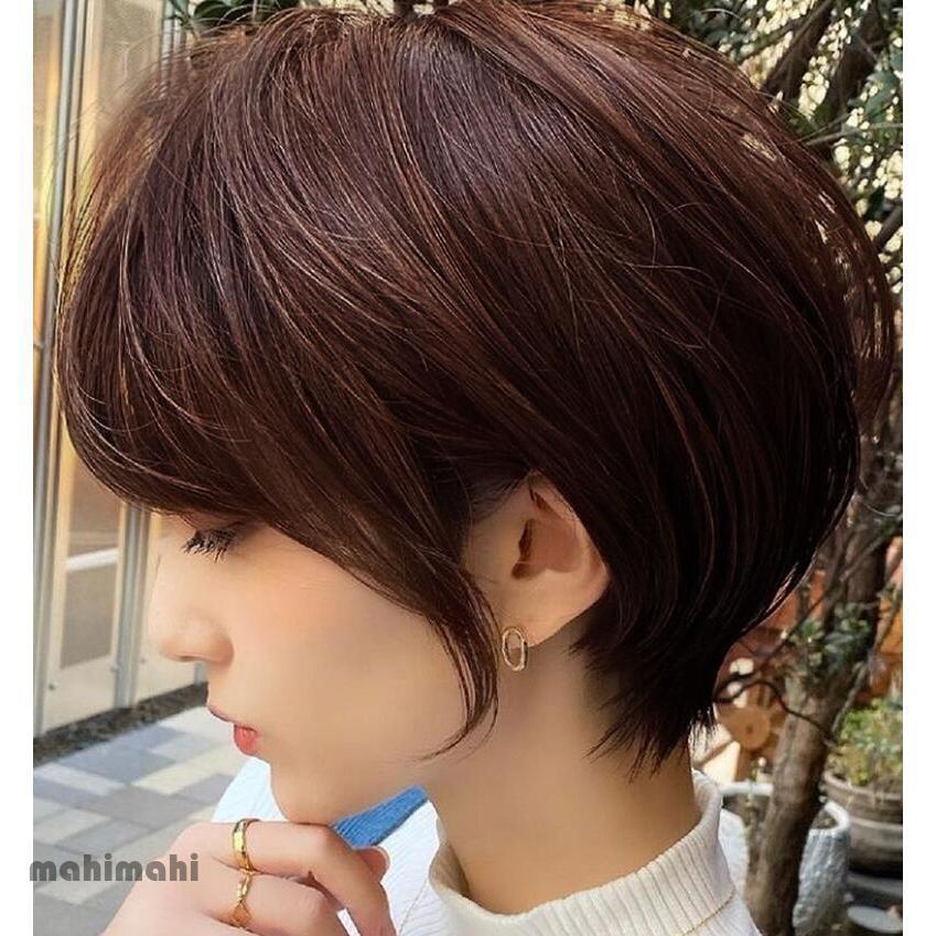 Aランク 医療用ウィッグ 全頭ウィッグ ショートボブスタイル 通気性